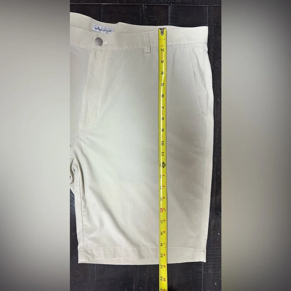 PETER Millar Shackleford Performance Men’s Hybrid Shorts Sz 38 - Sand